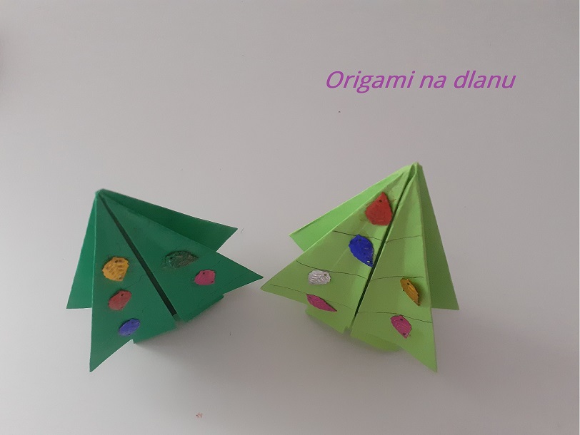 Origami Jelka