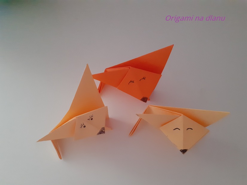 Jednostavna Origami Lisica